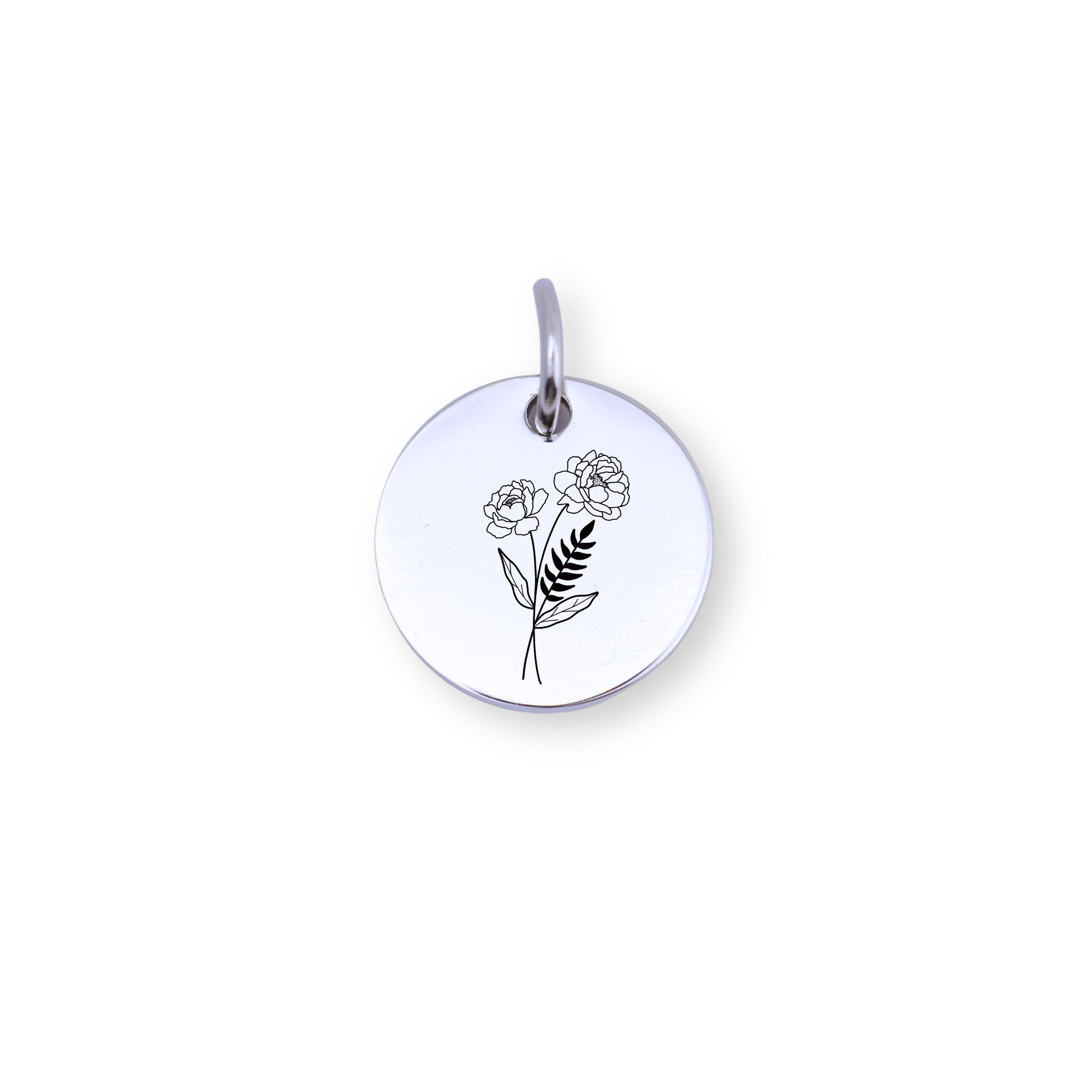 November Birth flower Charm – Peony