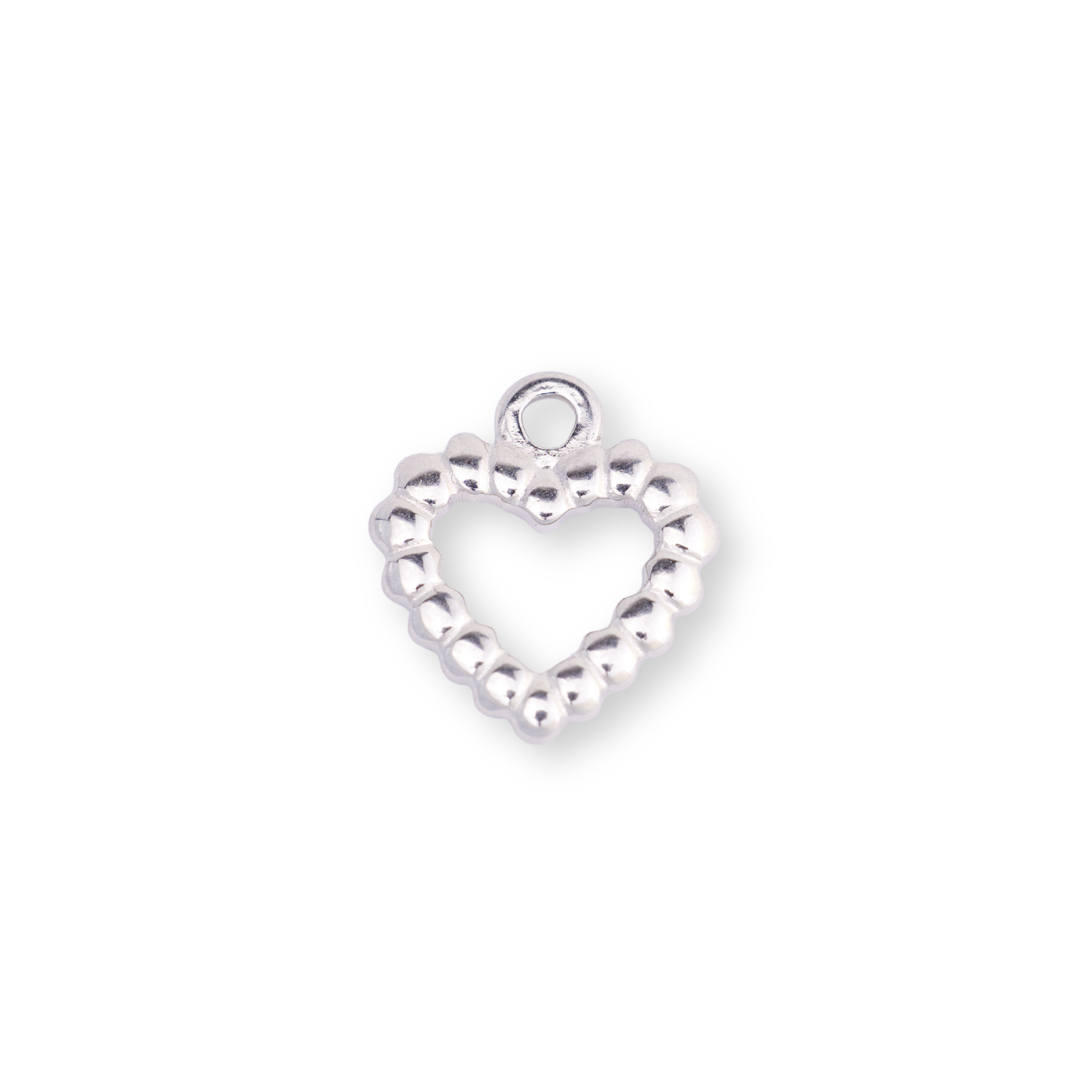 Textured Heart Charm