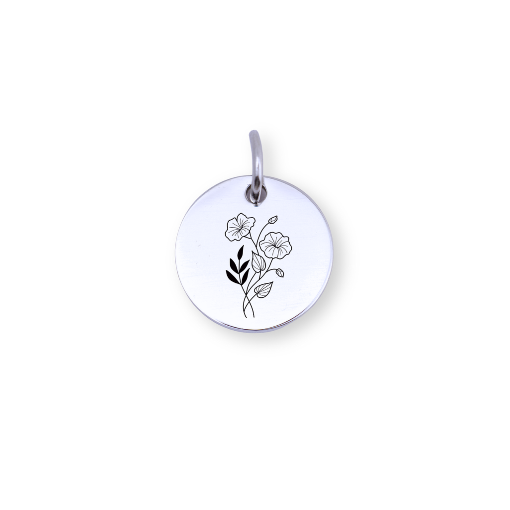 September Birth flower Charm – Morning Glory