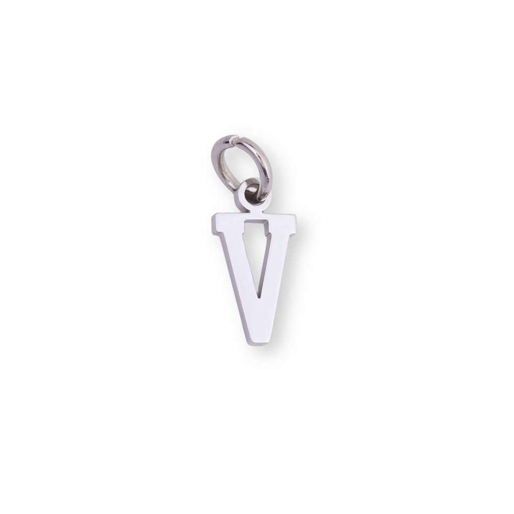V - Letter Charm