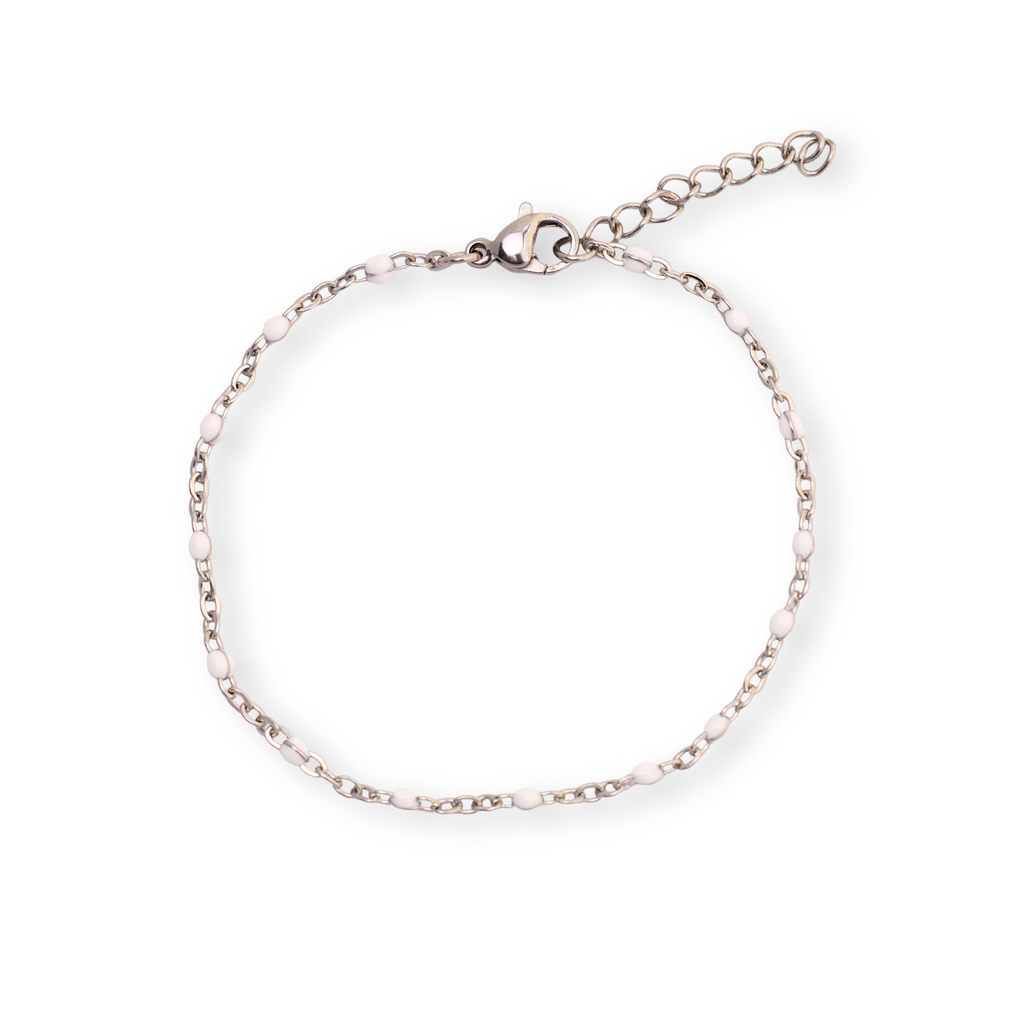 White Confetti Bracelet