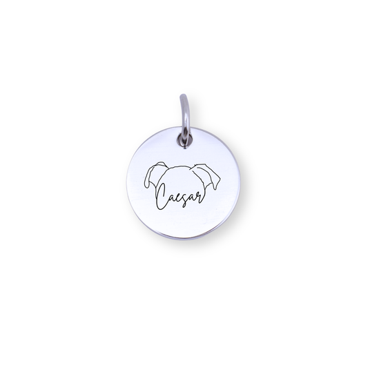 Custom Pet Silhouette Charm (CHARM ONLY)