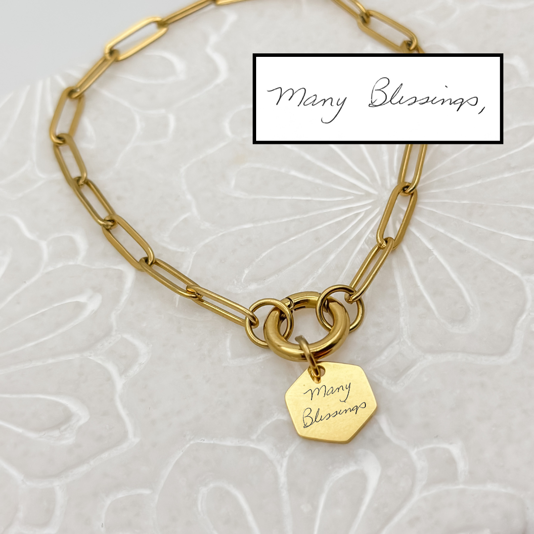 Signature Hexagon Name Necklace